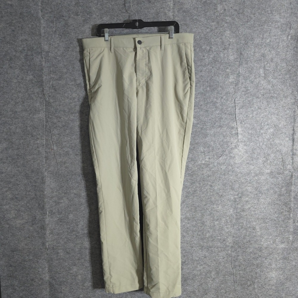 Banana Republic Performance Golf Pants Men's 36x34 Beige Polyester Lightweight